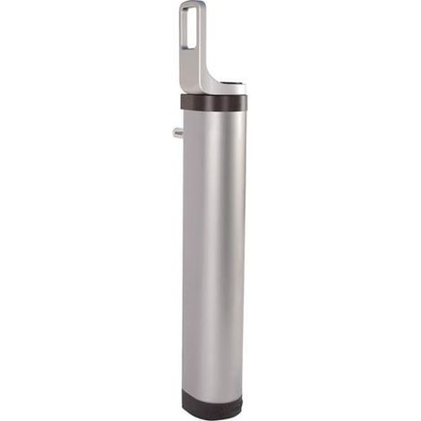 Cierrapuertas RHINO aluminio anodizado plata retrofit ángulo apertura 180 grados (1/2)