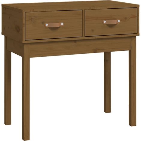 Maison Exclusive - Tavolo Consolle Ambra 76,5x40x75 cm in Legno Massello di Pino (1/5)