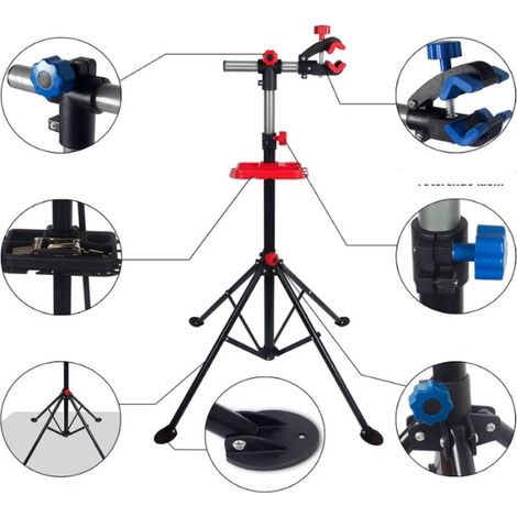 Portabicicletas Roxar, colgador de bicicletas, rojo, hasta 30 kg (1/5)