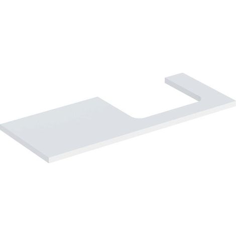 Geberit ONE Plan de lavabo, découpe à droite, 120x3x47 cm, (1/2)