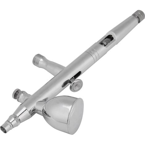 Aérographe professionnel avec buses 0.2, 0.3, 0.5 mm et godets 2, 5, 13 cc - Kit complet pour maquettes et peinture artistique (1/5)