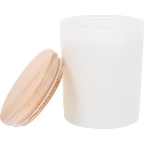 Parfumée en Cire de Soja sans Fumée Pot Poli Aspect Pierre (1/5)