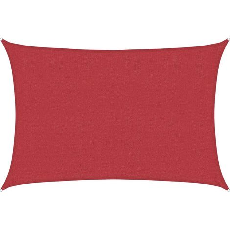 Sunshade Sail 160 g/m² Red 4x5 m HDPE vidaXL