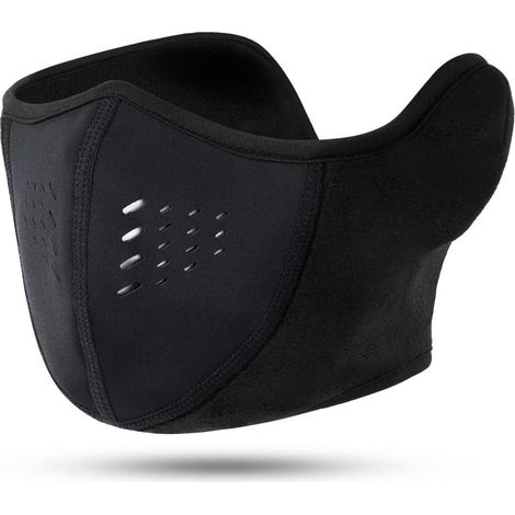 Halbe Sturmhaube Herren Schwarz - Winddicht, Atmungsaktiv, Warm für Ski, Motorrad (1/5)