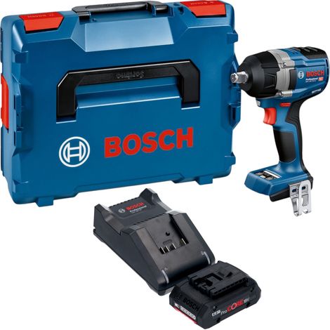 Bosch 06019L9001 GDS 18V-750 C Visseuse à percussion sans fil - sans batterie - sans chargeur + L-BOXX 136 (1/5)
