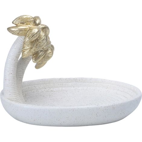 Soporte de exhibición para torre de mezquita dorada y blanca, adorno-25341cb