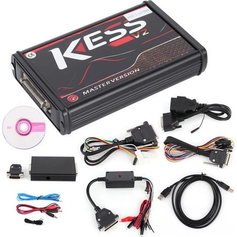 Outil de Scanner de Diagnostic de Voiture ECU, Outil de Programmation de Kess V2 V5.017 ECU OBD2 Outil de Diagnostic de Voiture de jeton illimité