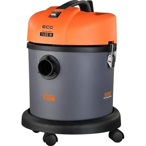 ECG VM 3140 Multifunktionsstaubsauger grau und orange 20L (1/3)