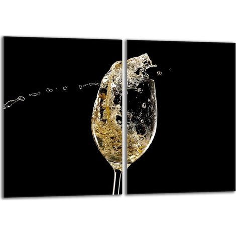 Glasschutzplatte für den Herd 2x40x52 Wein (1/5)