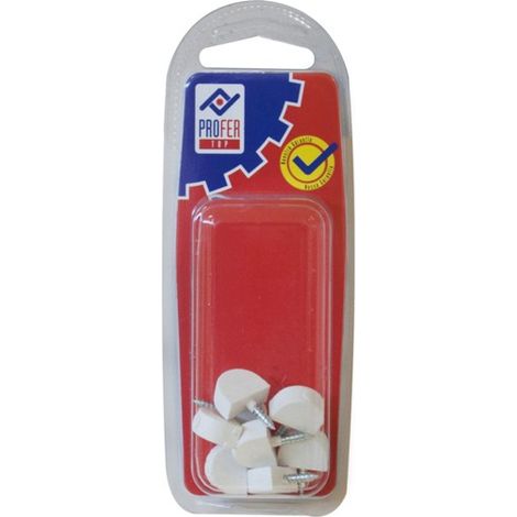 PORTA SCAFFALE 1P PICCOLO BIANCO 8 PZ