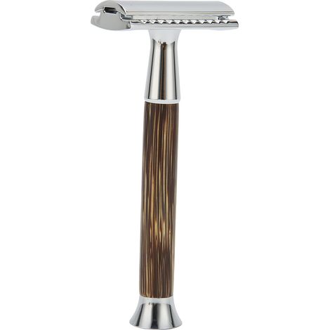 Rasoir de sûreté professionnel double tranchant, manche long robuste pour usage quotidien (1/5)
