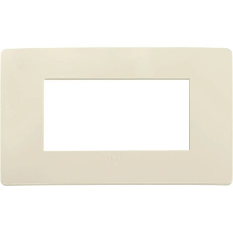 Placca Vimar Plana Up 4M avorio matt 14654U.12 (1/3)