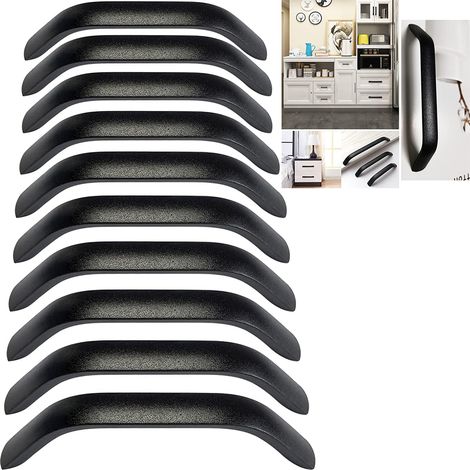 10 Poignees Tiroir Meubles Entraxe 96mm, Boutons pour Chambre et Armoire (1/4)