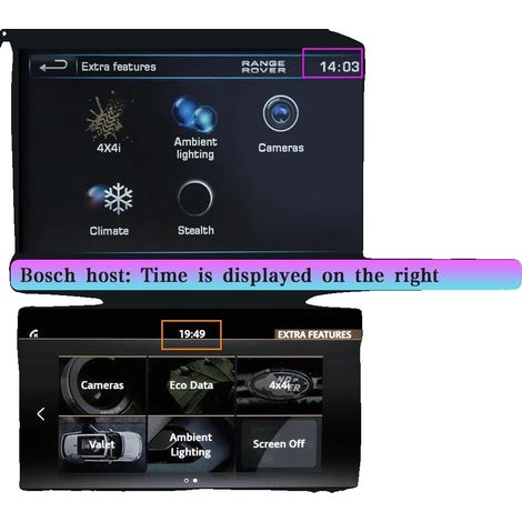 Interfaccia wireless CarPlay per Android Auto, connettività Bluetooth, compatibilità veicolo, per Bosch 7/8 pollici (1/2)