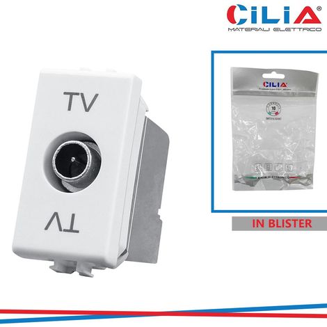 PRESA TV MASCHIO MTX BIANCO CILIA