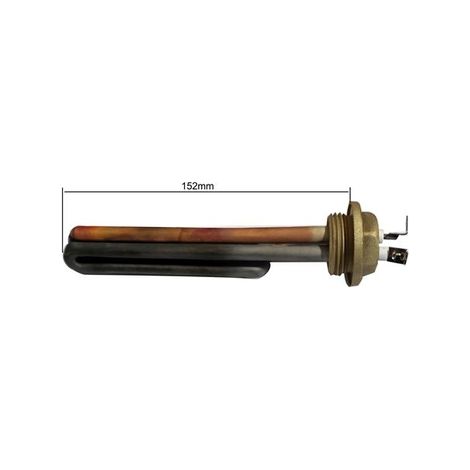 Resistenza Caldaia 1pollice 1200w 220v Filettatura Interna Lunga 16cm - PC 57