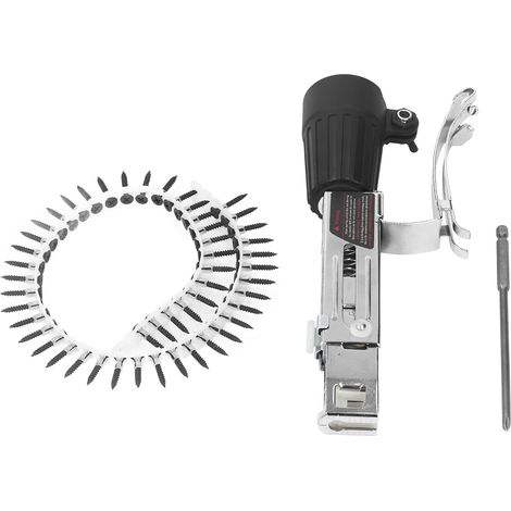 Adaptateur Pistolet à Clous Chaîne en Alliage d'Aluminium Anticorrosion Réglage de Profondeur Perceuse Électrique Automatique Embout Visseuse Chaîne (1/5)