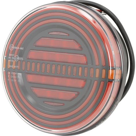 Faro posteriore a LED combinato, rotondo, 12/24V, Ø 142 mm, Kramp LA40073 (1/5)