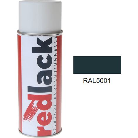Bomboletta di Vernice spray 400ml – RAL 5001 – Verde azzurro – opaca – multisupporto – Redlack