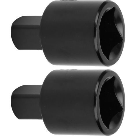 Adaptateur pour clé à douille en 2 parties, convertisseur de clé à cliquet en acier à haute teneur en carbone, outil de conversion 1/2" vers 3/8". (1/5)