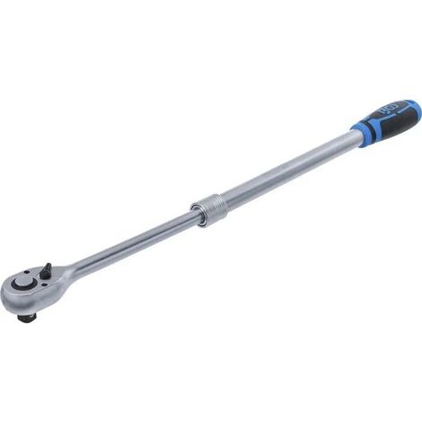 Llave de carraca BGS reversible telescópica 455 a 595 mm