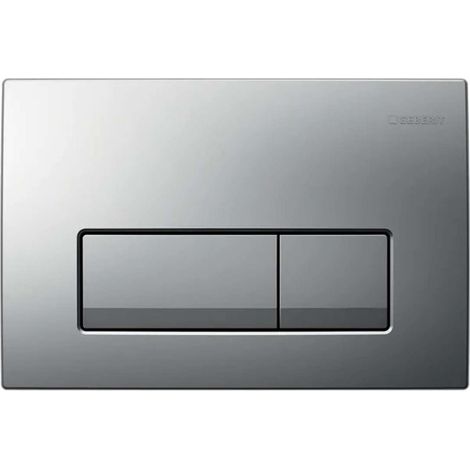 Geberit Delta50 - Placca di comando, cromo opaco 115.119.46.1