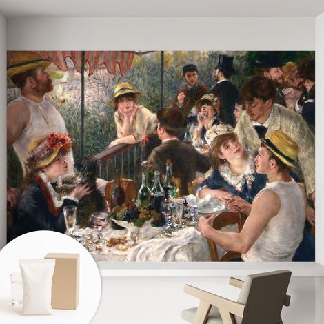 Papier peint avec colle pour décoration moderne de salon chambre à coucher cuisine et bureau Facile Fête estivale 152x104 cm (1/5)