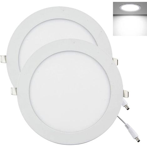 Spot Encastrable LED 15W, Extra Plat 9mm, 1350lm Spots de Plafond (1/5)