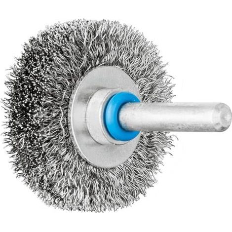 Brosse plate sur tige PFERD RBU 4009/6 100 mm Inox 0,20 mm (1/4)