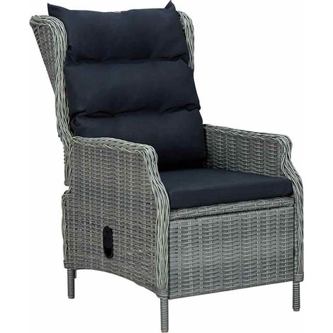 Maison Exclusive - Set Mobili da Pranzo per Giardino 7 pz Grigio Chiaro (1/5)