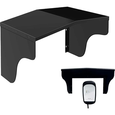 Station de charge - Toit de protection - Protection en aluminium résistant aux UV - Couvercle de protection pour chargeur de véhicule électrique - Pour jardinage, arrière-cour, terrasse, chemins de (1/5)