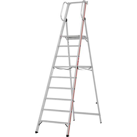 Scaletta 9 gradini - altezza massima di lavoro 4.10m - 8080/09