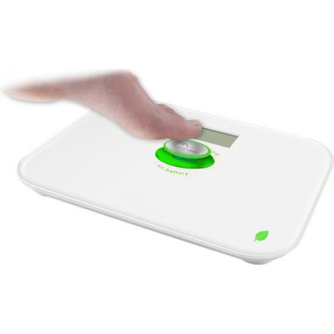 bilancia pesapersone elettronica senza batteria 180kg / 100g bianca - 8154 - little balance (1/2)