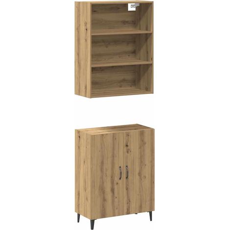 Maison Exclusive - Aparador con mueble pared madera contrachapada
