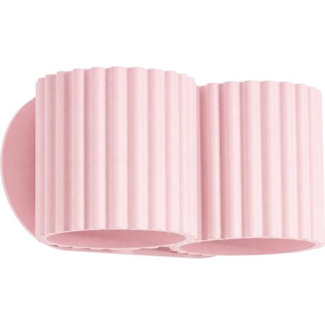 Apliques de pared Aura rosa aluminio 2xG9 21cm Sollux (1/5)