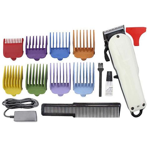 tondeuse Cheveux Hommes [idale Famille] Colorcut (utilisation Facile, Lames Acier Inoxydable Auto-afftes, 8 Sabots Colors, Peigne, Ciseaux) Tondeu (1/5)