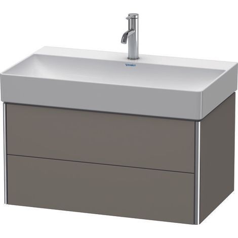 XSQUARE mobile lavabo 397x784x460mm flanella grigio satinato (1/3)