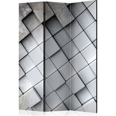 Paravent 3 Volets "Gray Background 3D" 135x172cm (1/2)