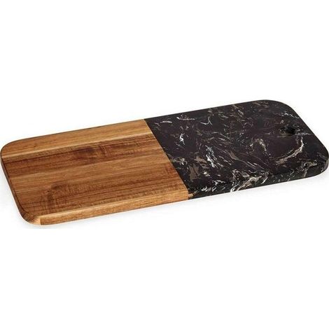 Planche à découper en marbre noir 38x18 cm
