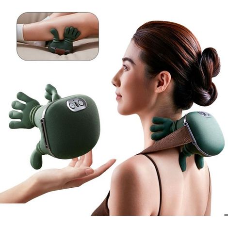 Masseur Électrique Intelligent – Appareil de Massage Portable avec Sangle Réglable, Chauffant et Silencieux