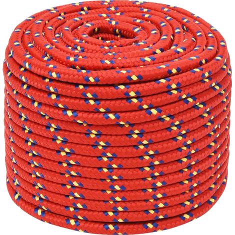 Corde, diamètre 12 mm, longueur 100 m, vert armée (1/2)