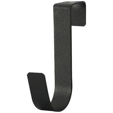 6-Pack Z-Shaped Over-the-Door Hooks, Reversible and Heavy-Duty, Fits Plastic Door Hooks for Hanging Clothes, Towels, White (1/5)