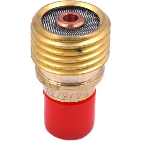 Kit Lentille Gaz Tig - Verre 7 11x25 mm - Tasse Dos Moyen 41V35 - Pince 13N23 3/32" - 4 Joints Toriques - Pour Chalumeau Tig WP 9 20 25 (1/4)