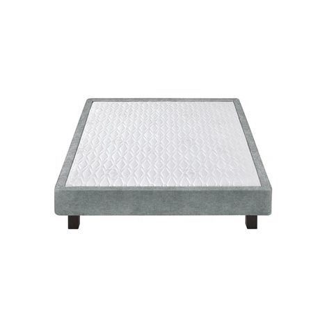 Sommier tapissier Epeda CELEST VERT 140x190 2 places zone bassin renforcée vert gris clair