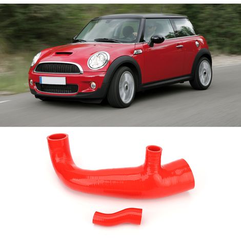 Modification de voiture Mini Cooper S R56 1.6L N14 2007-2010 : kit de 2 tuyaux d'admission d'air en silicone (rouge) (1/5)