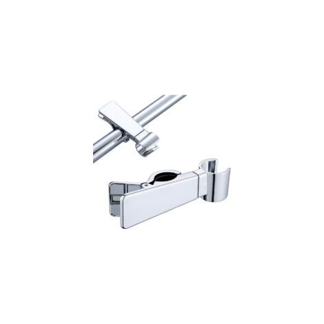 Support de douchette, support de douche 18-25 mm, support de douche, support de pommeau de douche, support de pommeau de douche réglable, installation sans perçage, support de pommeau de douche chromé (1/5)