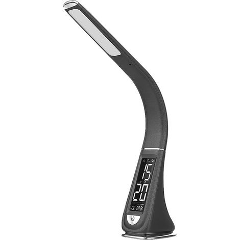 Lampada da scrivania con display nera LED 5W Rabalux (1/4)