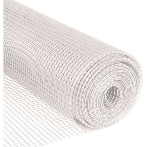 Kunststoffnetz 10x10mm 1x5M Weiß
