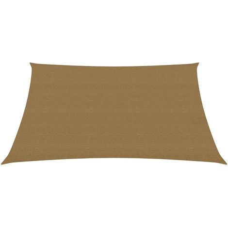 Vela ombreggiante 160 g/m² tortora 4,5 x 4,5 m HDPE