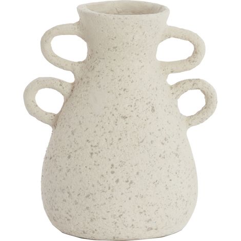 Light & Living Vase ZEPHAN matt crème – 26x20x30 cm